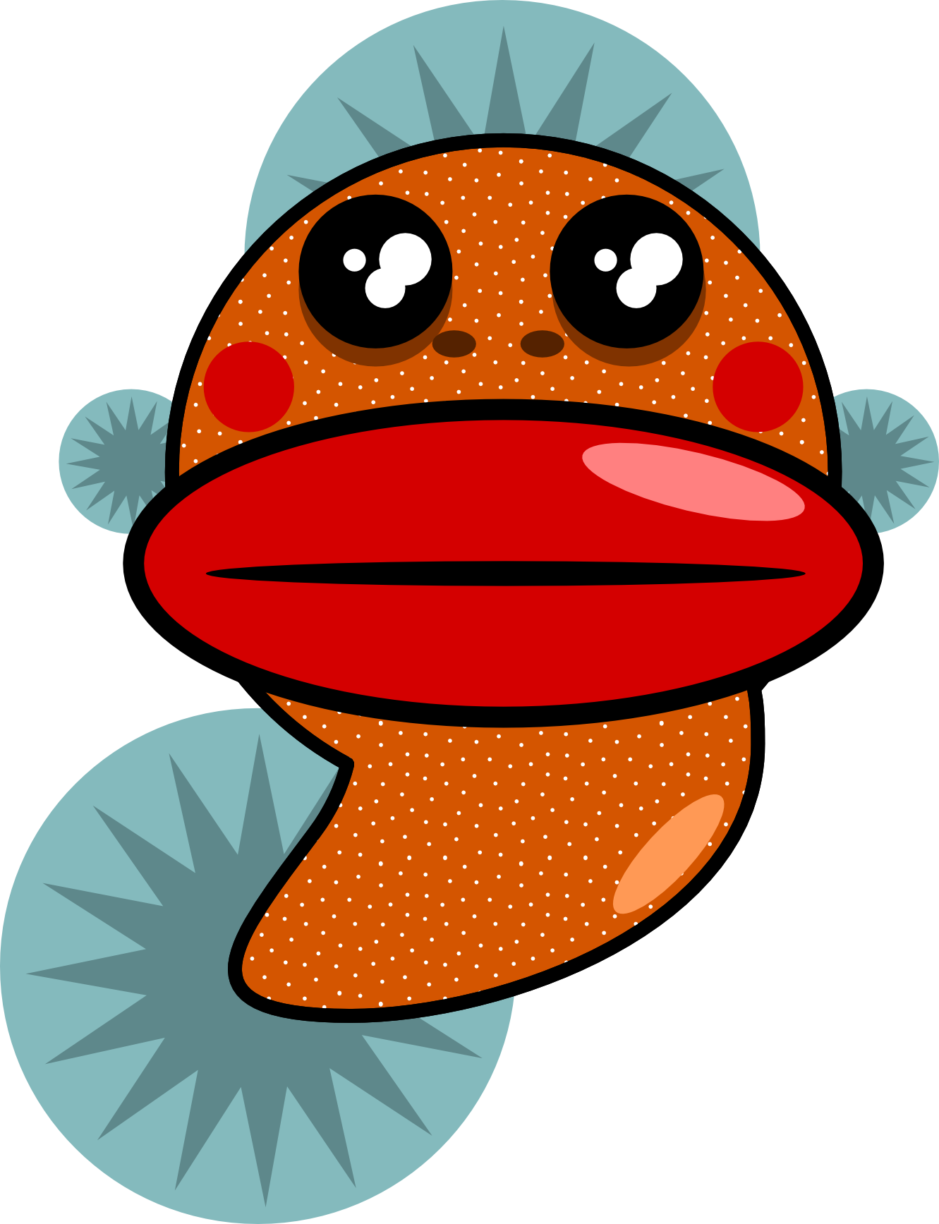 Clip Art: Cring Ugly Fish Animal Redonkulous ...