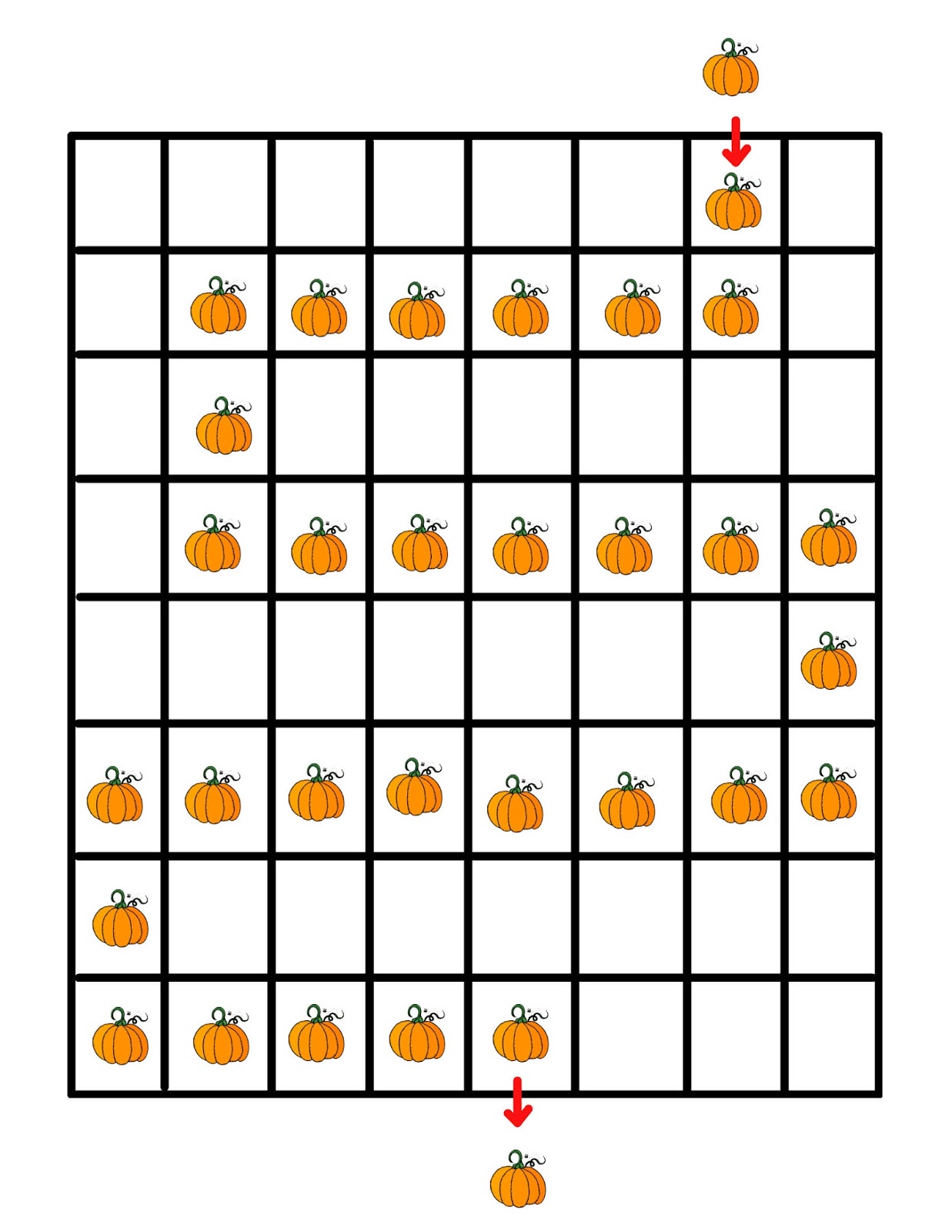 Preschool Powol Packets: {FREE} Preschool Pumpkin Mazes