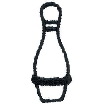 Outlines Embroidery Design: Bowling Pin Outline from Dakota ...
