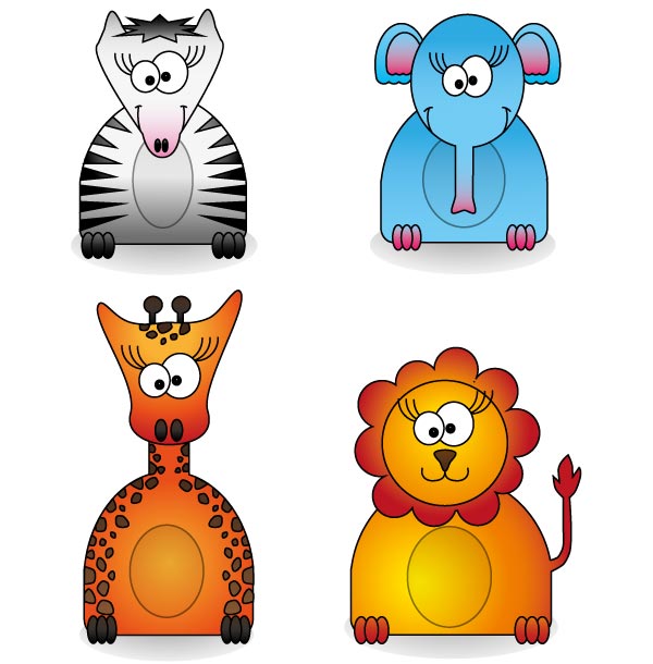 Zoo Animals Free Vector Pack | Download Free Vector Graphics