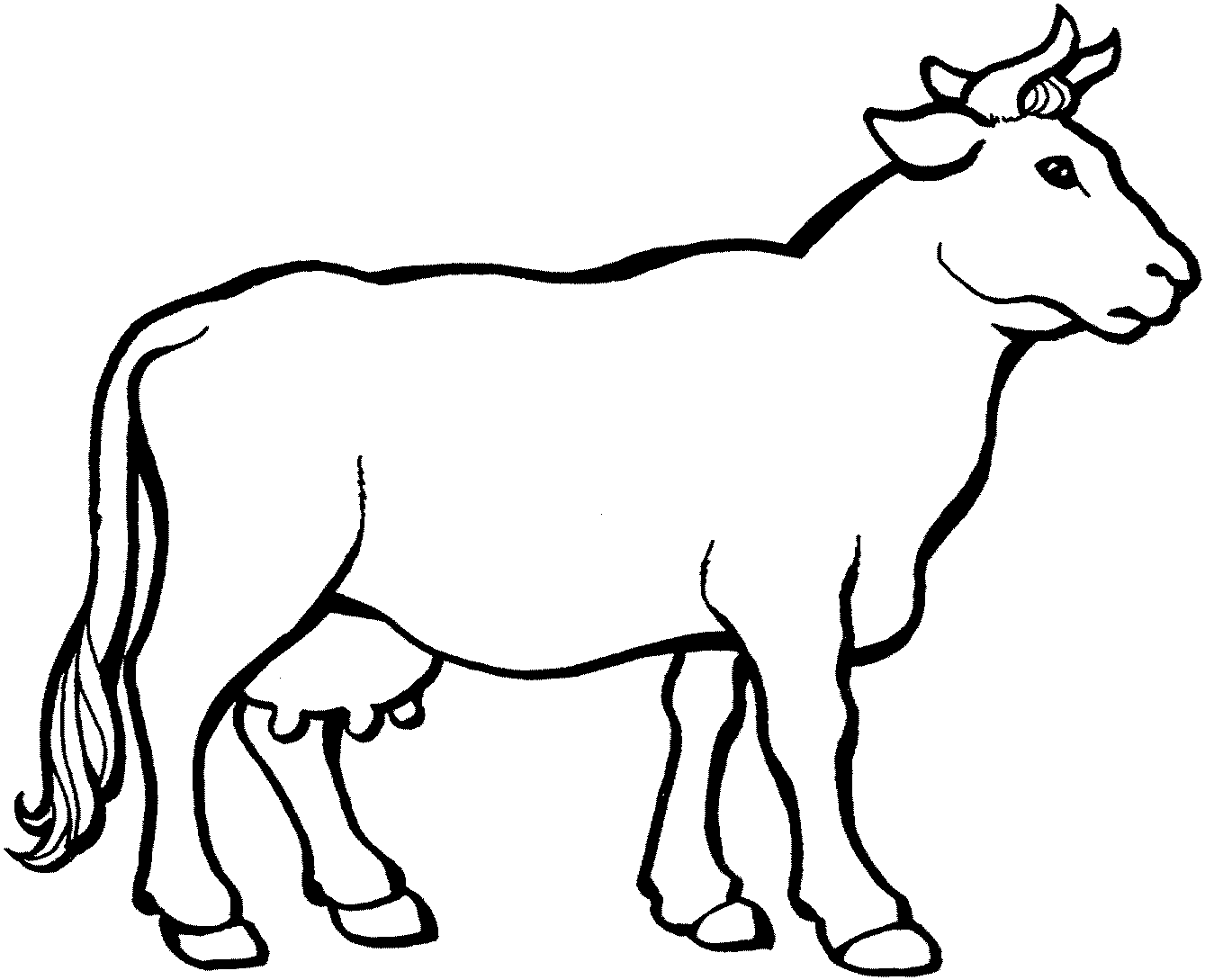 Black And White Cow Pictures | Free Download Clip Art | Free Clip ...