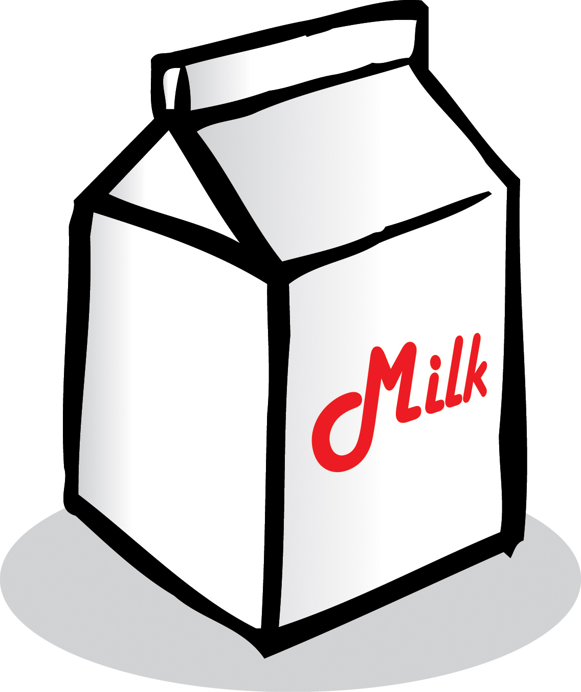 Milk and juice clipart