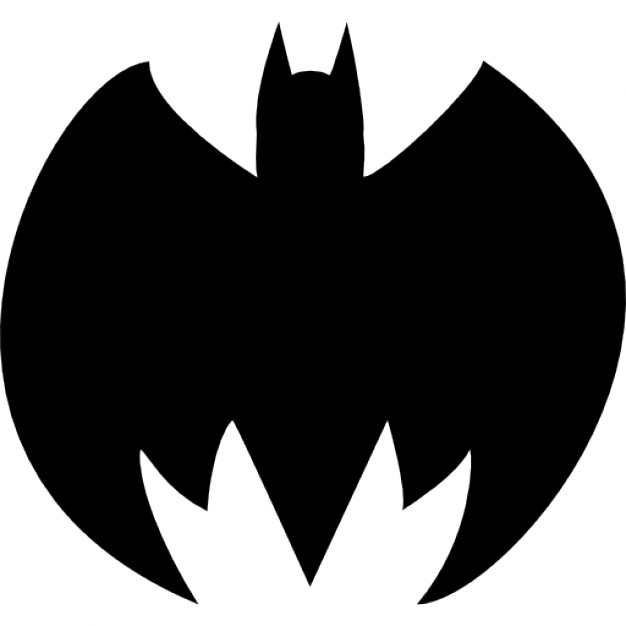 Batman logo silhouette Icons | Free Download