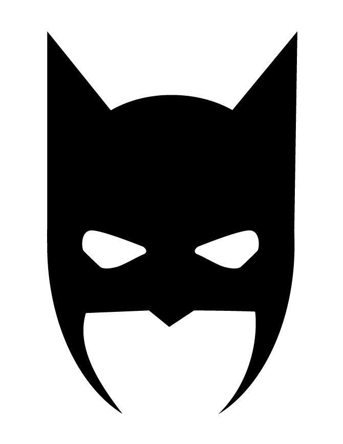 Batman Mask Stencil