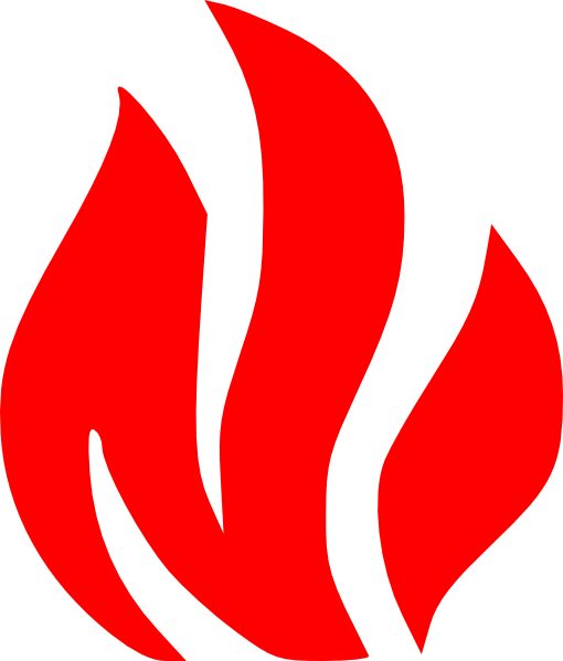 Fire Flames Symbol Clip Art - vector clip art online ...
