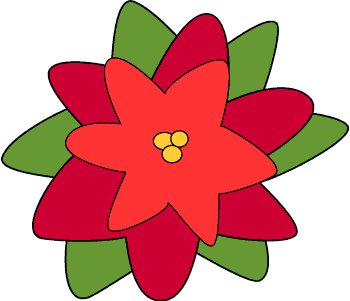 Christmas Flower Clipart