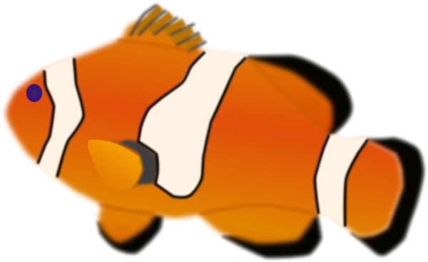 Clown Fish Clipart - Tumundografico