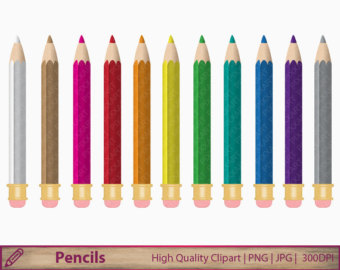 pencil clipart – Etsy