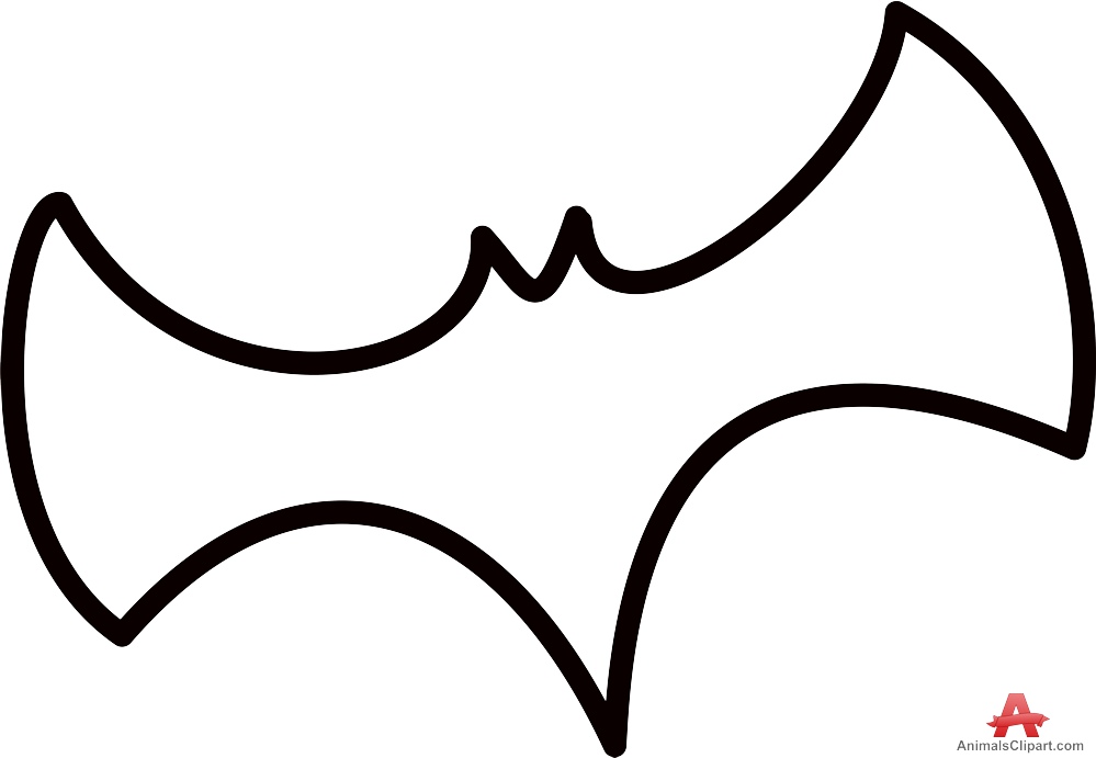 Outline Bat Design | Free Clipart Design Download