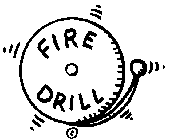 Fire Drill Clipart