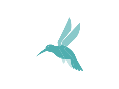 Flying bird animated clipart