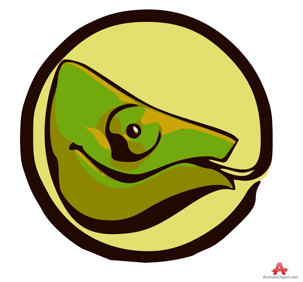 Lizard with Tongue Out Logo Clipart | Free Clipart Design Download