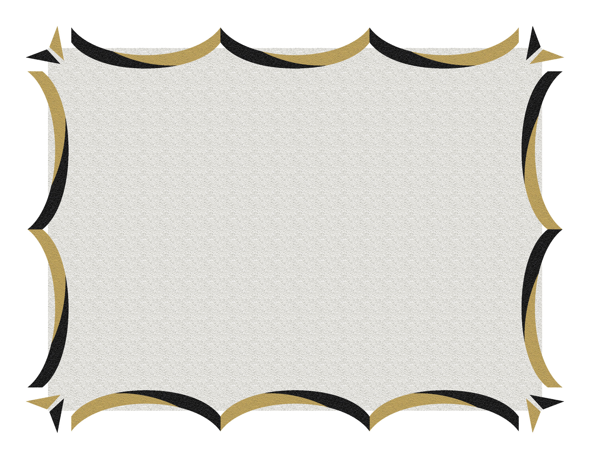 Gold border clip art certificate gold border design | Chainimage