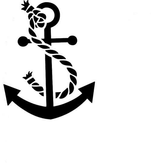 6 Best Images of Printable Anchor With Rope - Anchor Outline Clip ...