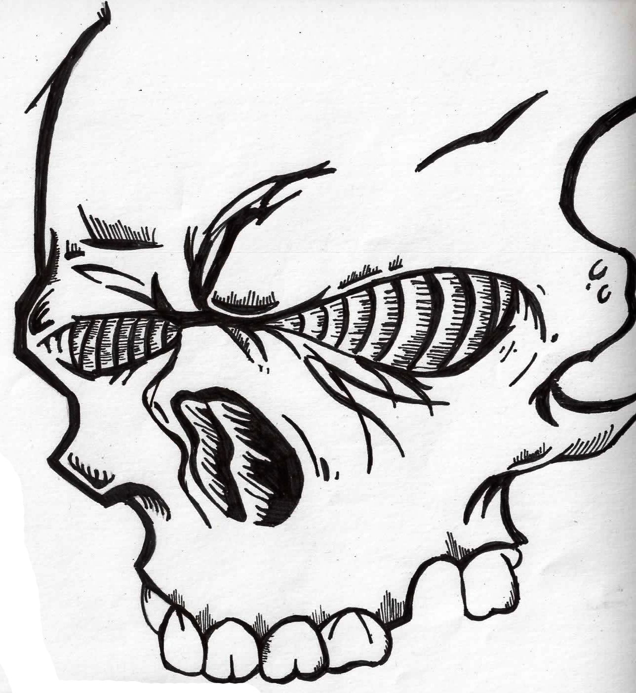 Cool Drawings Of Skulls 48110 | DFILES