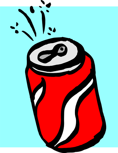 Soda can clip art clipart image #18853