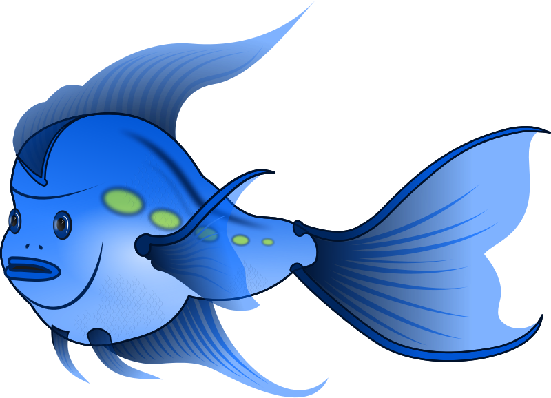 Blue fish fish clip art free vector for free download about ...