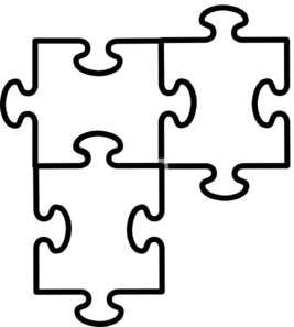 Printable puzzles puzzle piece template and pieces on clip art ...