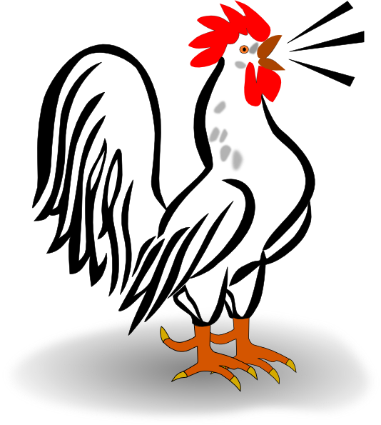 Cartoon rooster clipart kid - Clipartix