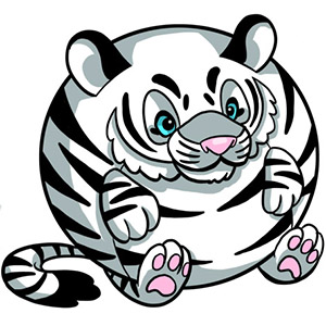 White Tiger Cartoon - ClipArt Best