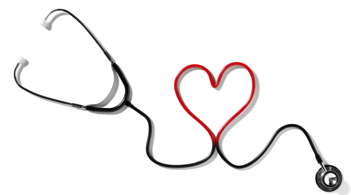 Heart stethoscope clipart outline