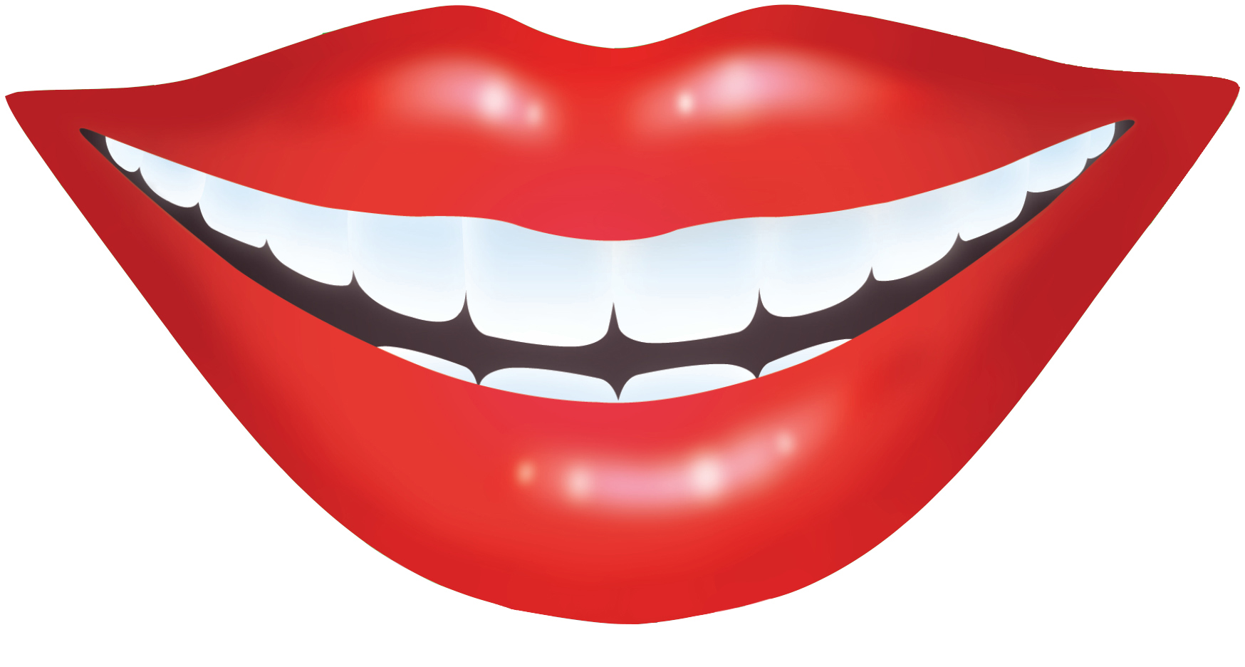 Smiling Lips Clipart
