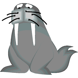Walrus clipart black and white free images