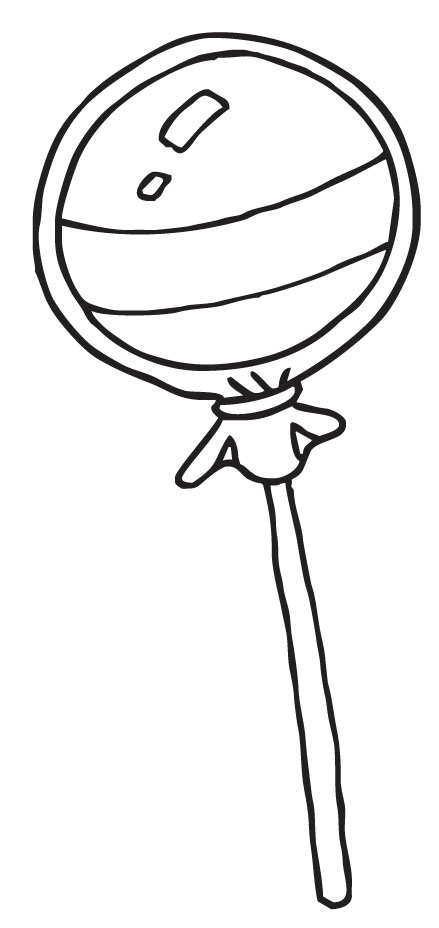 Black white suckers clipart png