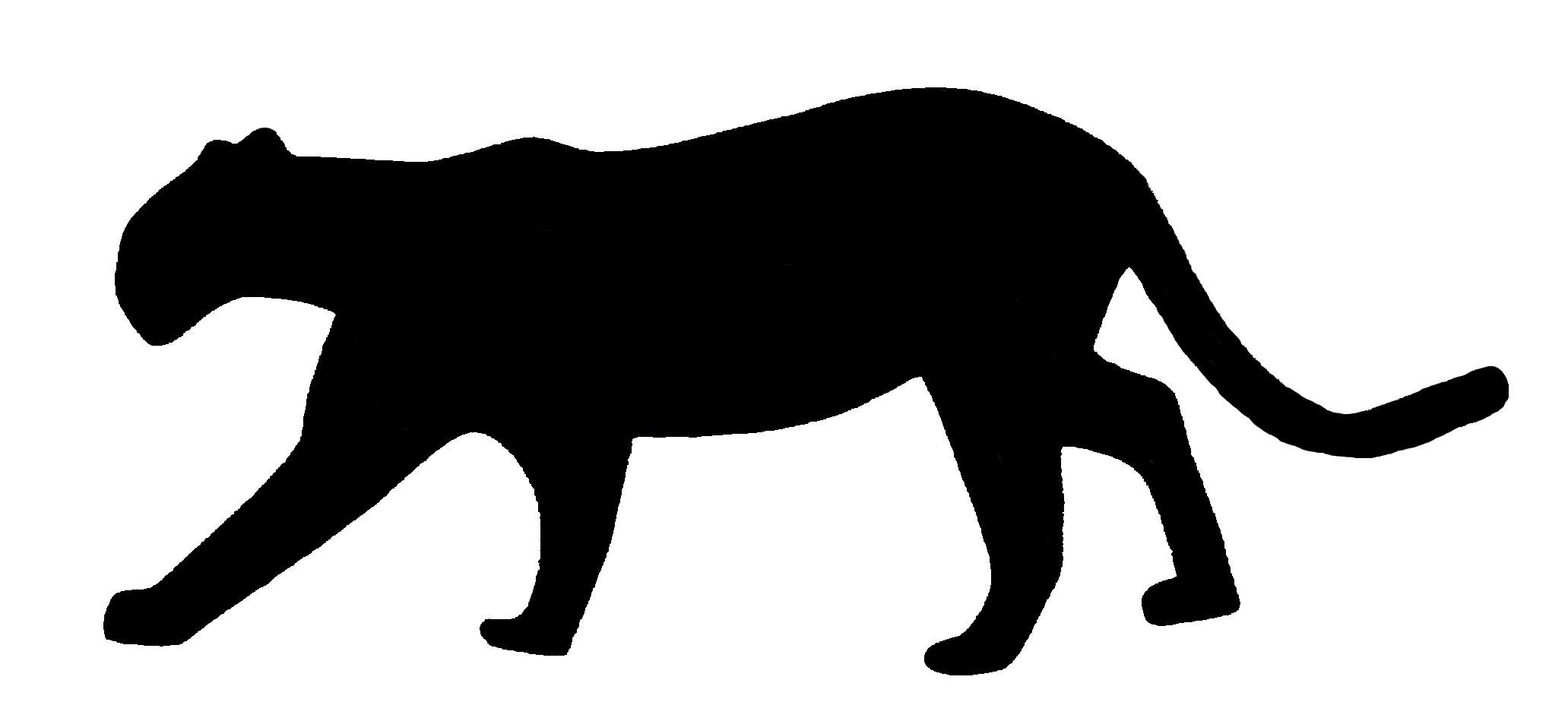 Black Panther Silhouette - ClipArt Best