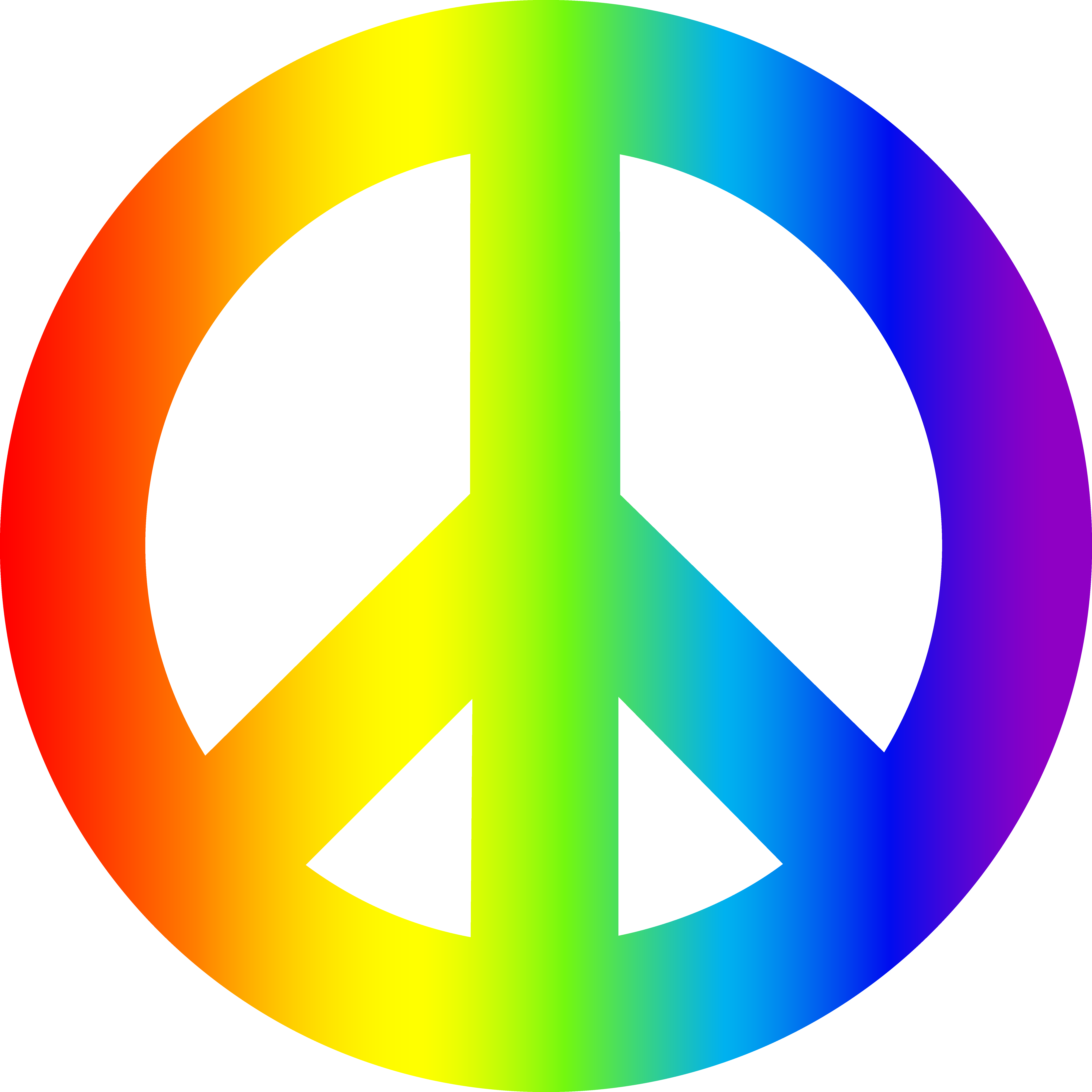 Colorful Peace Sign Clipart - Free Clipart Images