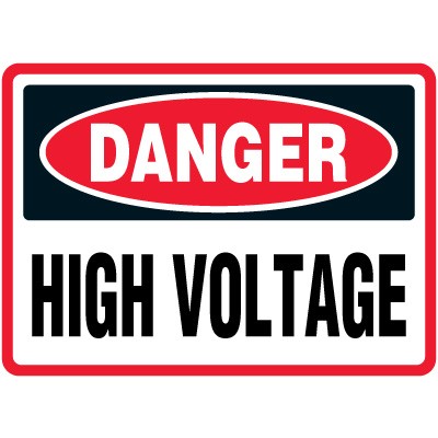 Electrical Warning Sign Clipart