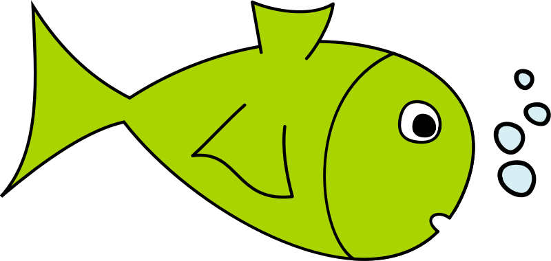 Free Simple Cartoon Fish Clip Art