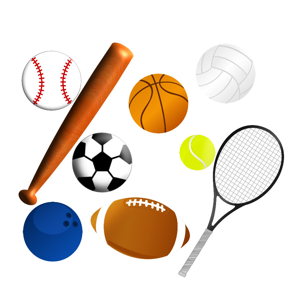 Sports Clipart Black And White - Free Clipart Images
