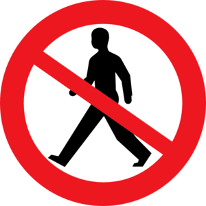 No entry sign clip art