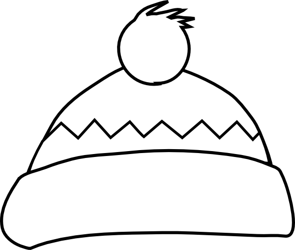 Black And White Winter Hat Animated - ClipArt Best
