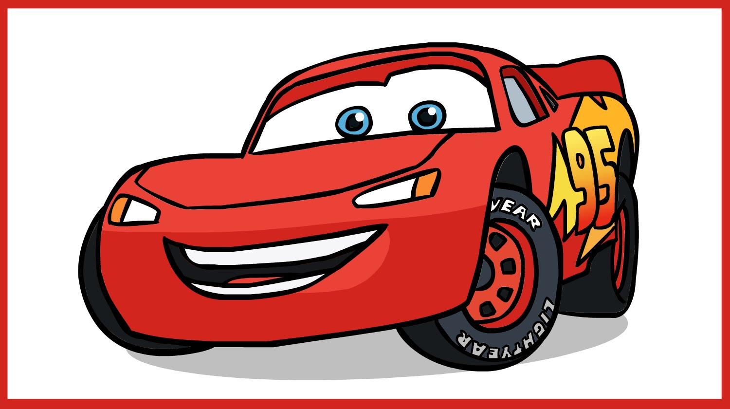 How to Draw Lightning McQueen. Cars Disney Pixar. - YouTube
