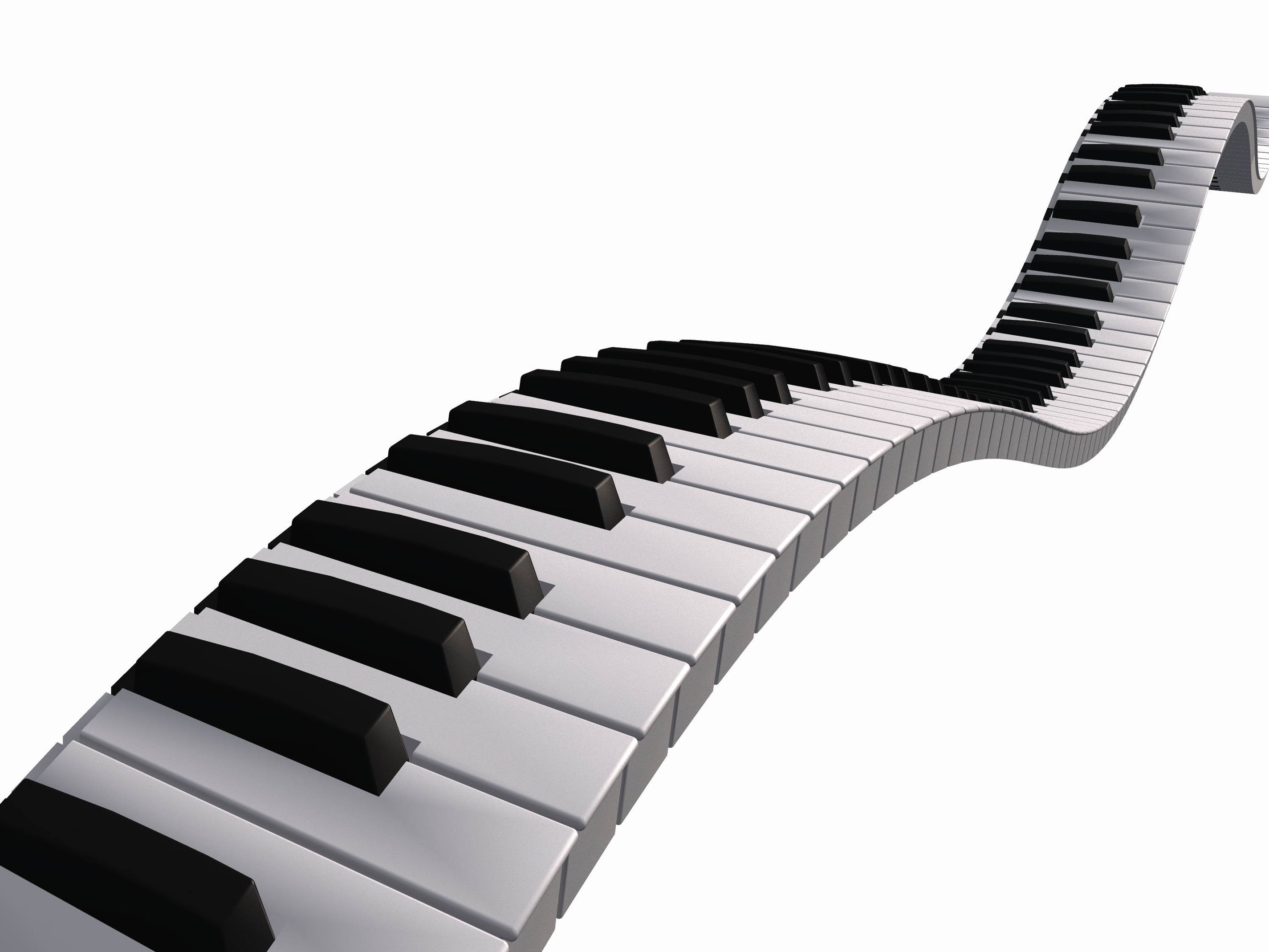Piano keys clip art