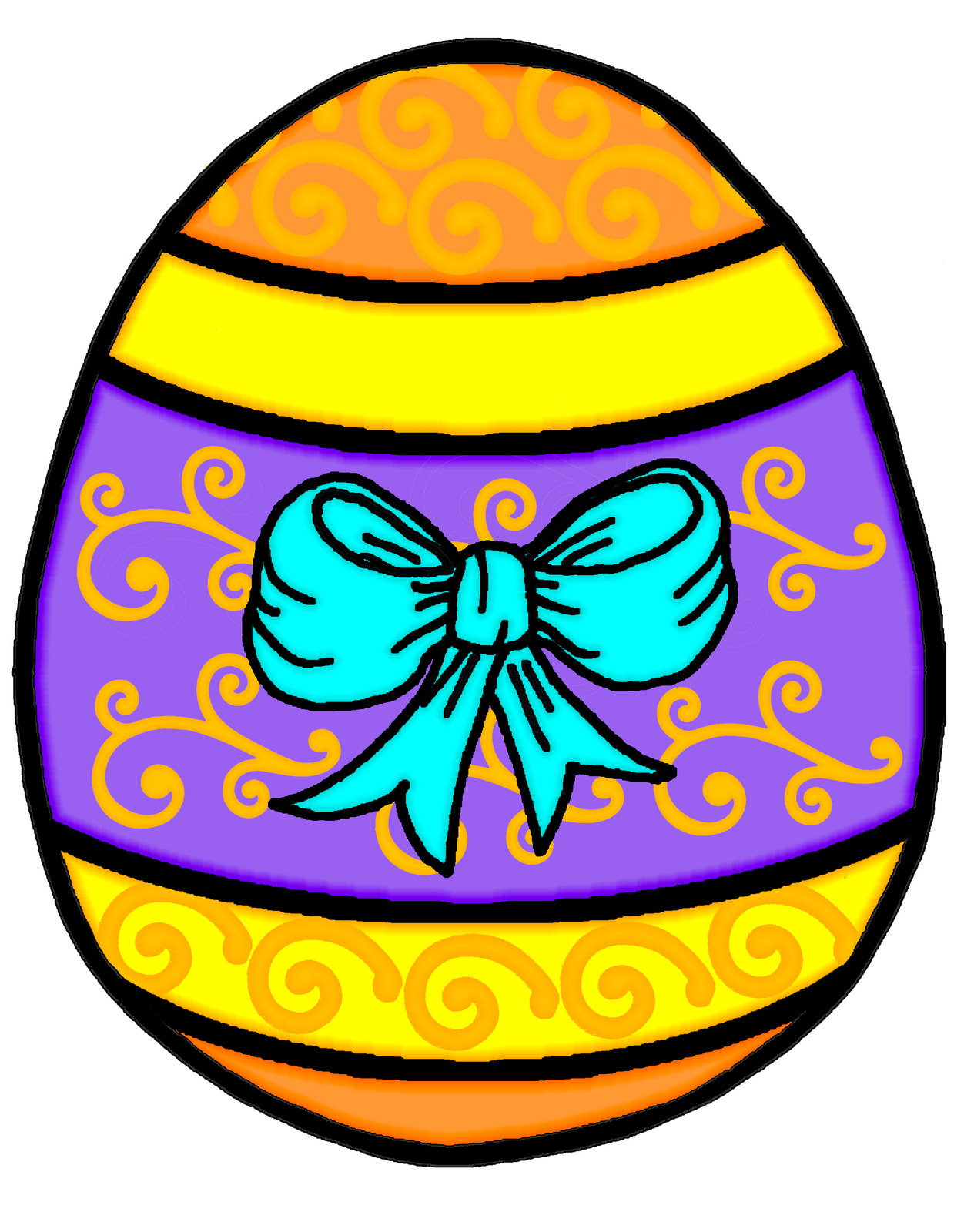 Clip art easter egg blue easter scallywag march clipart ...