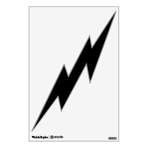 Lightning Bolt Black And White Clipart