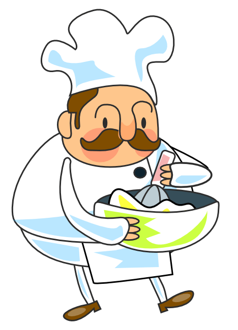Chef clipart animation