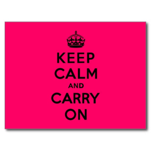 Keep Calm And Carry On Crown Vector