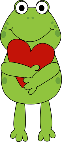 Valentine Frog Clip Art - Valentine Frog Image