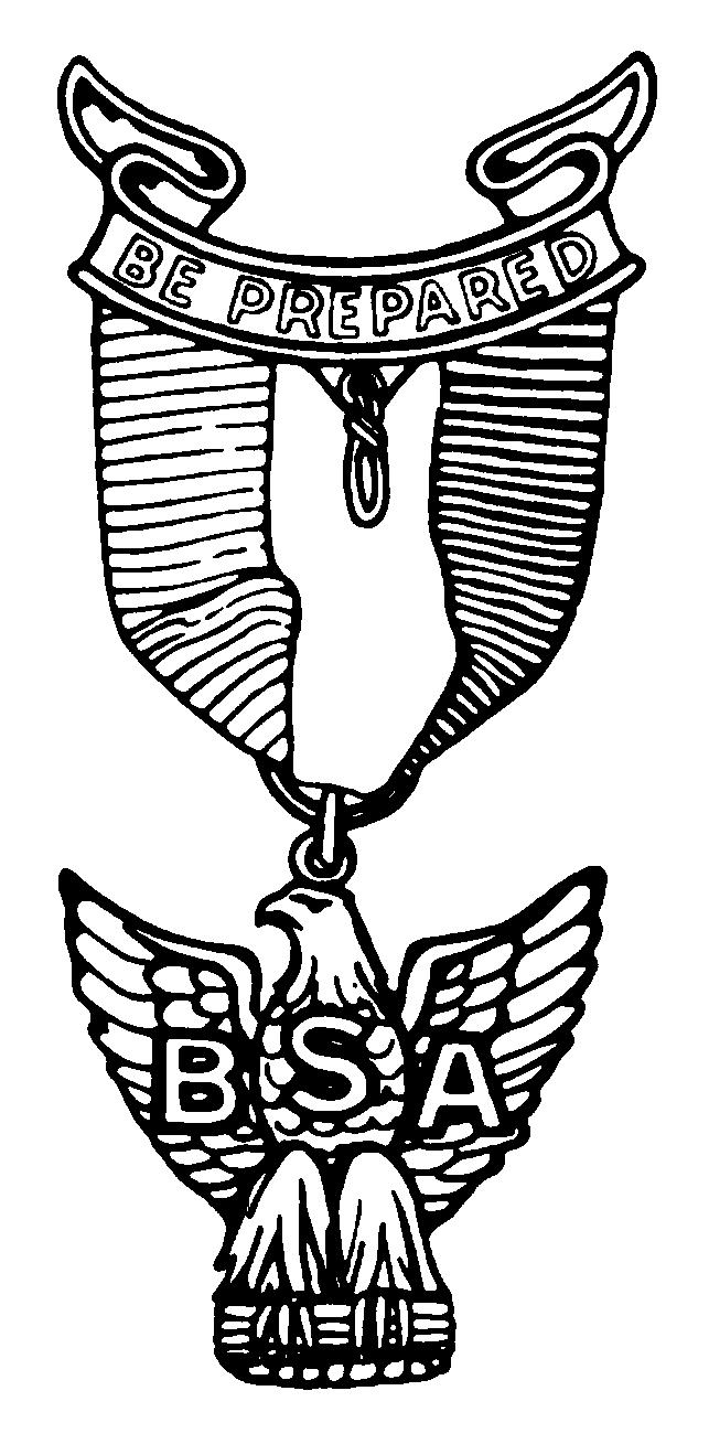 Eagle scout medal clipart