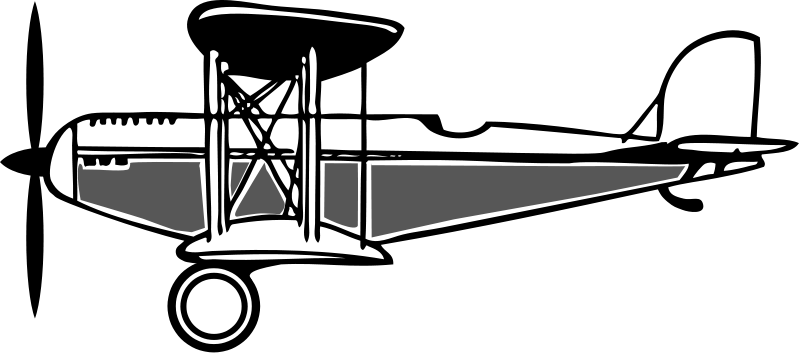 Biplane Clipart - Tumundografico