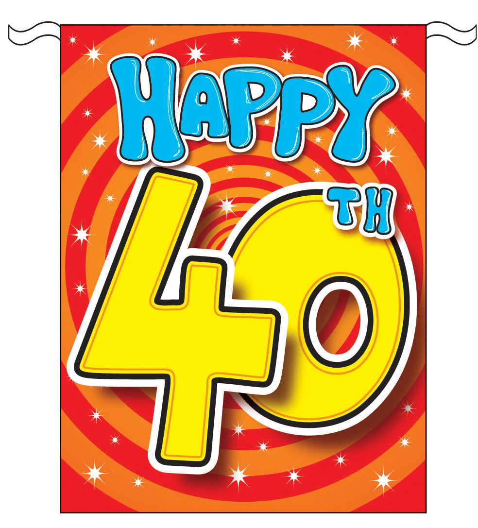 40th Birthday Animated Clipart Images