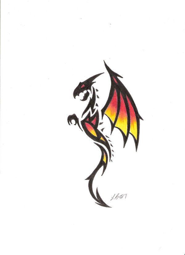 Tribal Dragon Tattoos | Dragon ...