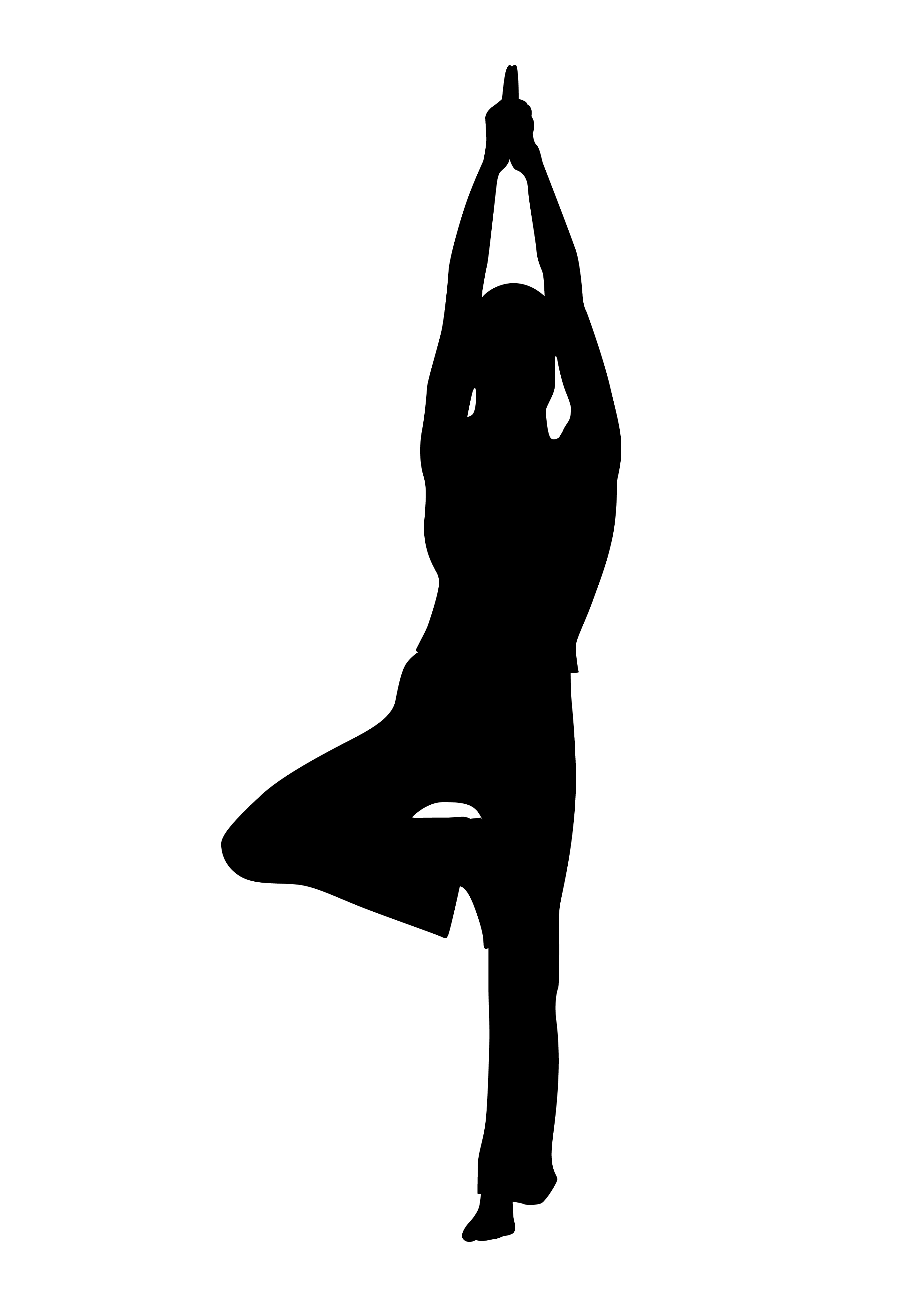 Clip Art Yoga Silhouette Clipart
