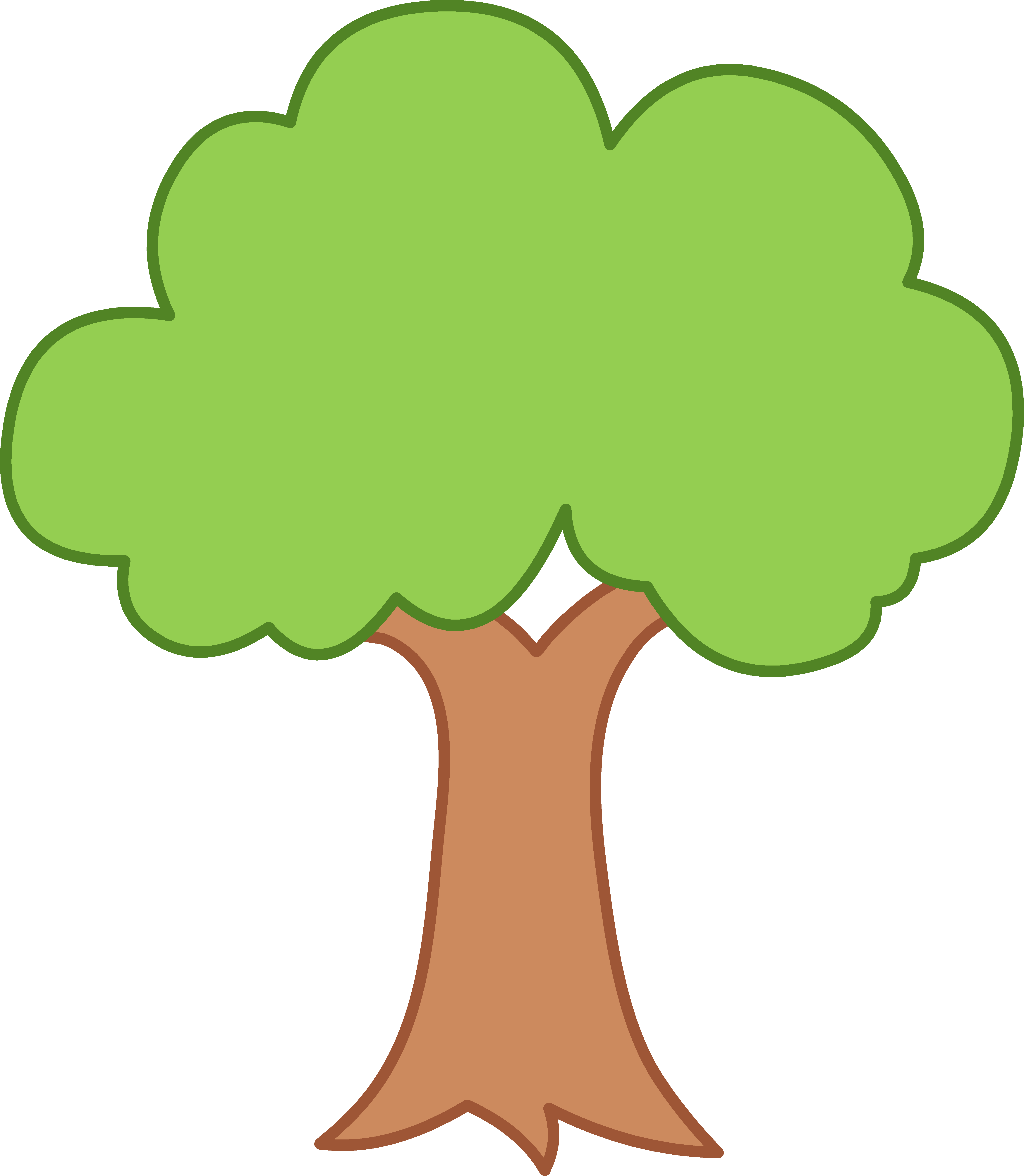 Cartoon tree clipart
