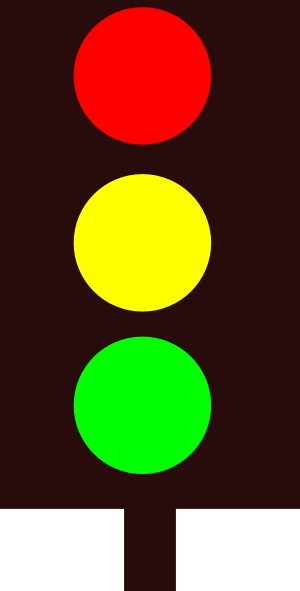 Stop light clip art traffic light clipart image #27083