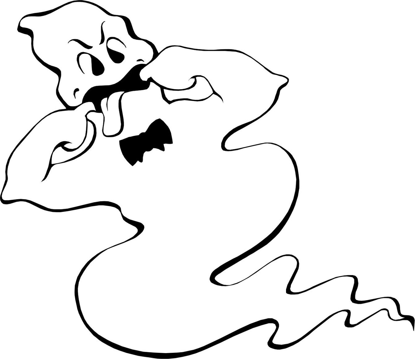 Cartoon Ghost Clipart - Free to use Clip Art Resource